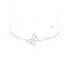 Brazalete Messika Butterfly de oro blanco y diamantes - 360 thumbnail