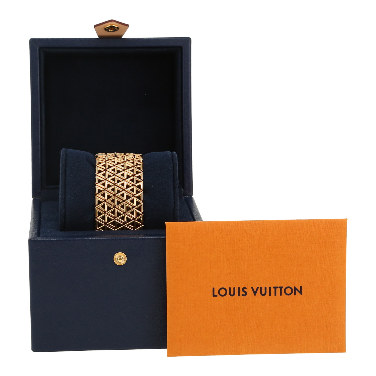 Louis Vuitton LV Volt Mesh bracelet in yellow gold
