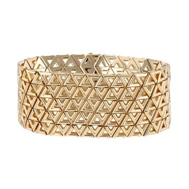 Louis Vuitton LV Volt Mesh bracelet in yellow gold