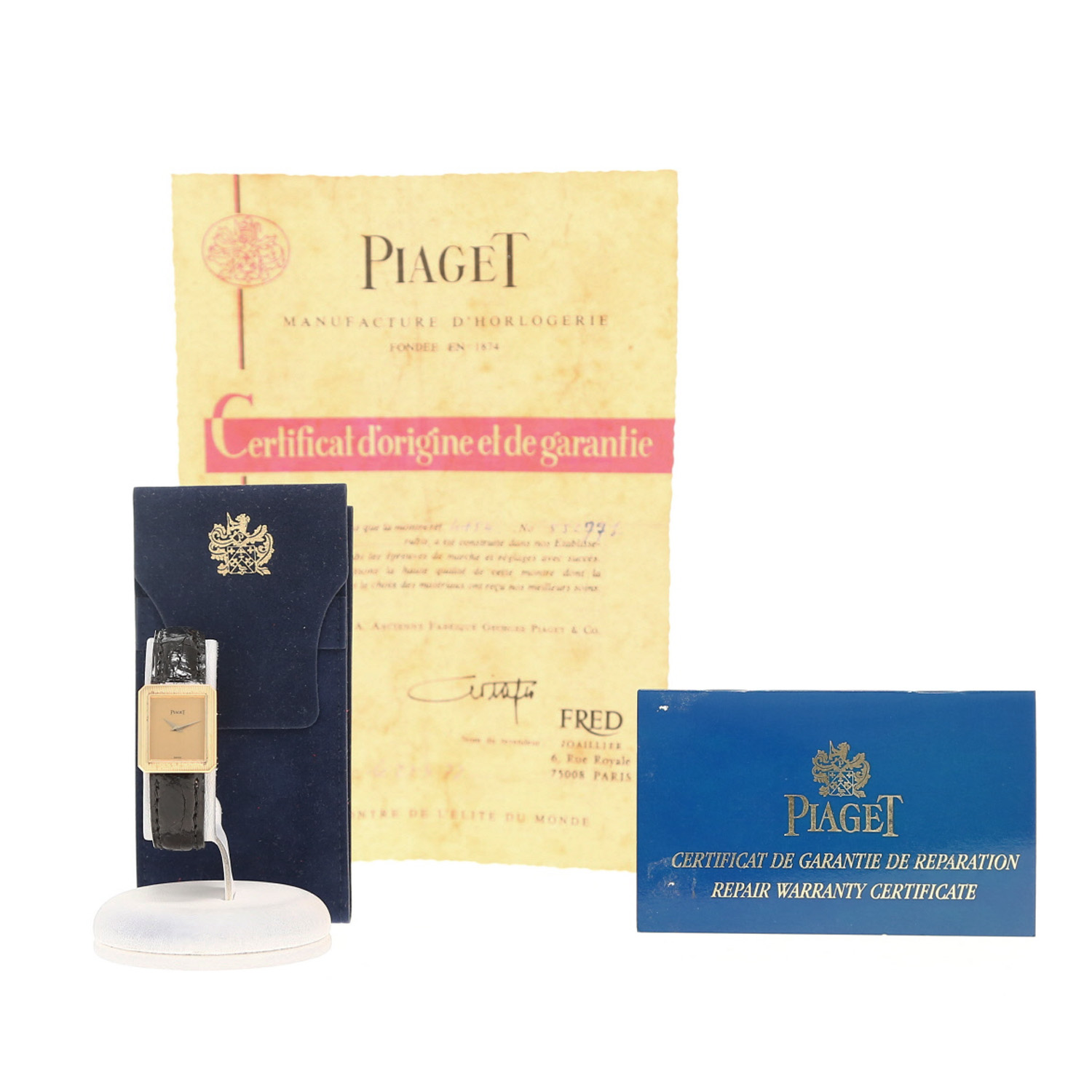Piaget Protocole  in yellow gold Ref: Piaget - 4154  Circa 1977