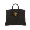 Sac à main Hermès  Birkin 25 cm en cuir togo noir - 360 thumbnail