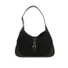 Sac à main Gucci  Jackie en toile siglée noire et cuir noir - 360 thumbnail