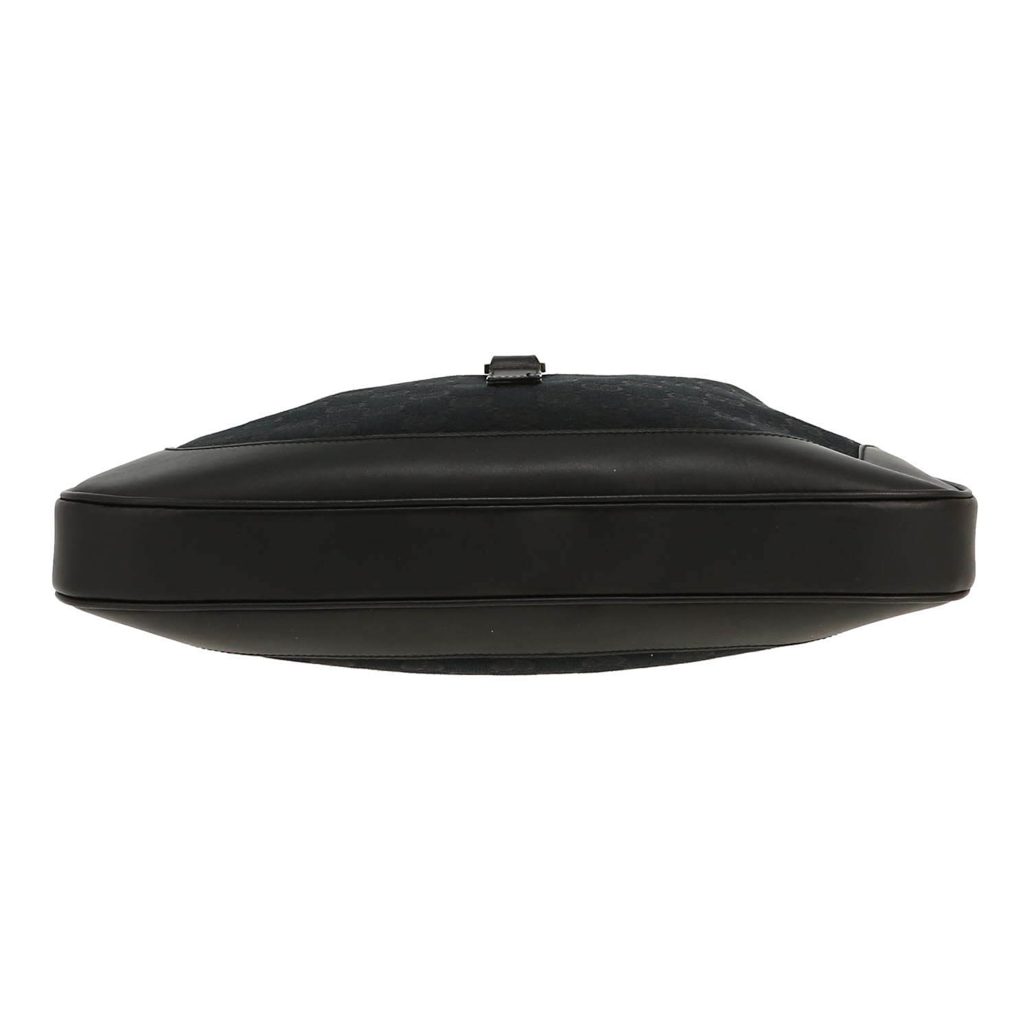 Sac à main Gucci  Jackie en toile siglée noire et cuir noir - Detail D1