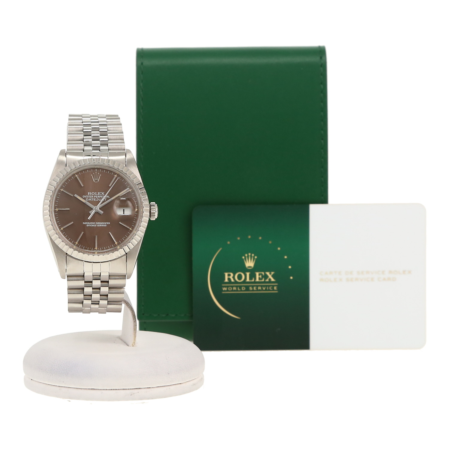 Montre Rolex Datejust en acier Ref: Rolex - 16030  Vers 1982 - Detail D2