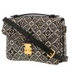 Louis Vuitton  Metis shoulder bag  in black and grey monogram canvas  and black leather - 00pp thumbnail