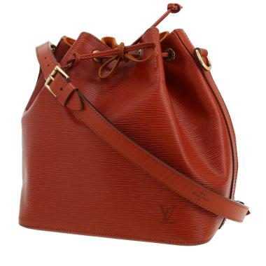 Sac à main Louis Vuitton  Petit Noé en cuir épi marron