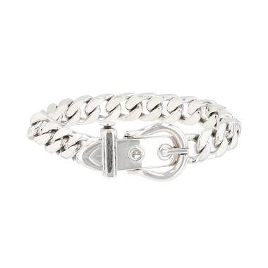 Bracelet Hermès Boucle Sellier en argent