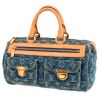 Louis Vuitton  Neo Speedy handbag  in blue monogram denim canvas  and natural leather - 00pp thumbnail