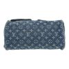 Borsa Louis Vuitton  Neo Speedy in tela denim monogram blu e pelle naturale - Detail D1 thumbnail