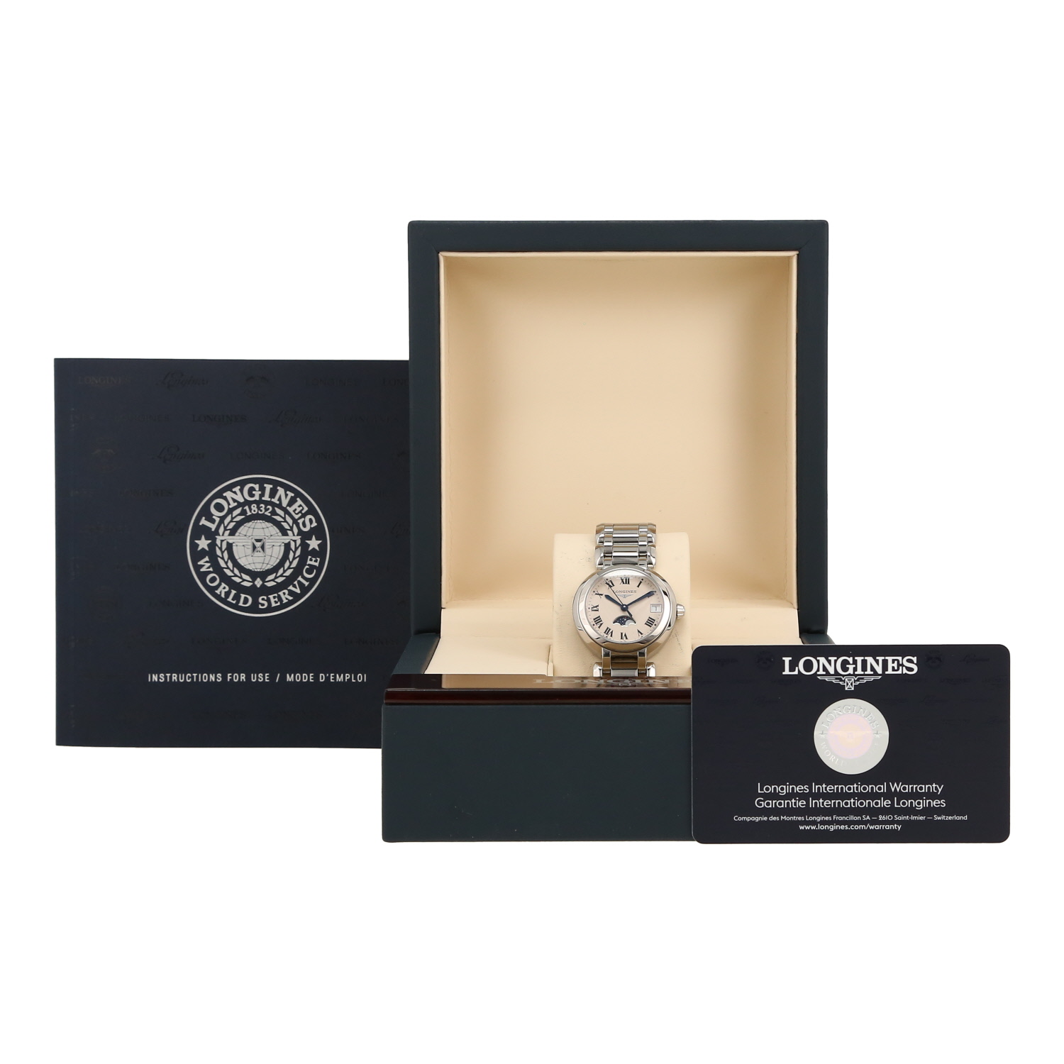 Reloj Longines PrimaLuna de acero Ref: Longines - L8.115.4.71.6  Circa 2021 - Detail D2