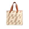 Hermès  H Ambié shopping bag  in beige canvas  and gold leather - 360 thumbnail