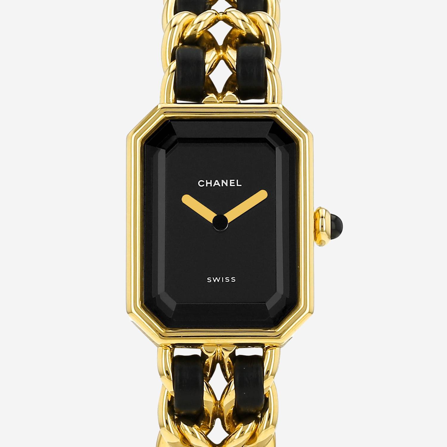 Orologio Chanel Première taglia M  in oro placcato Ref: Premiére  Circa 1990