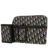 Dior   pouch  in blue monogram canvas Oblique  and blue leather - 00pp thumbnail
