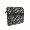Dior   pouch  in blue monogram canvas Oblique  and blue leather - Detail D5 thumbnail