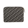Dior   pouch  in blue monogram canvas Oblique  and blue leather - Detail D7 thumbnail