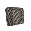 Dior   pouch  in blue monogram canvas Oblique  and blue leather - Detail D8 thumbnail