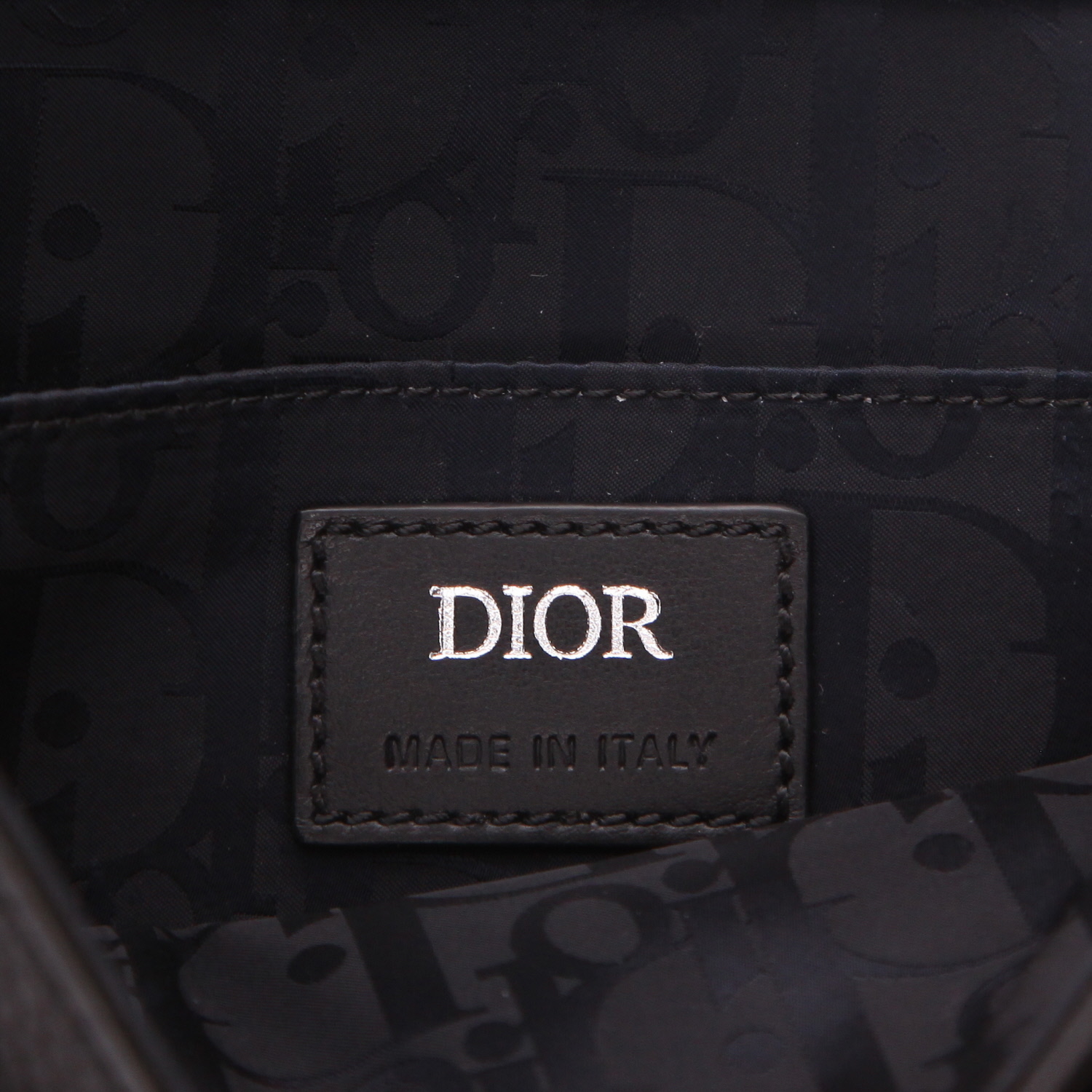 Sac bandoulière Dior  Gallop en cuir grainé - Detail D2