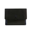 Pochette Dior   in pelle nera e blu marino - Detail D4 thumbnail