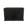 Borsa portadocumenti Dior  Saddle in pelle martellata nera - 360 thumbnail