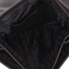 Borsa portadocumenti Dior  Saddle in pelle martellata nera - Detail D4 thumbnail