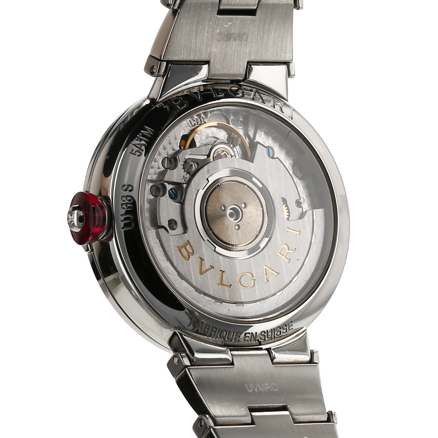 Bulgari Lucéa  in stainless steel Circa 2010 - Detail D3