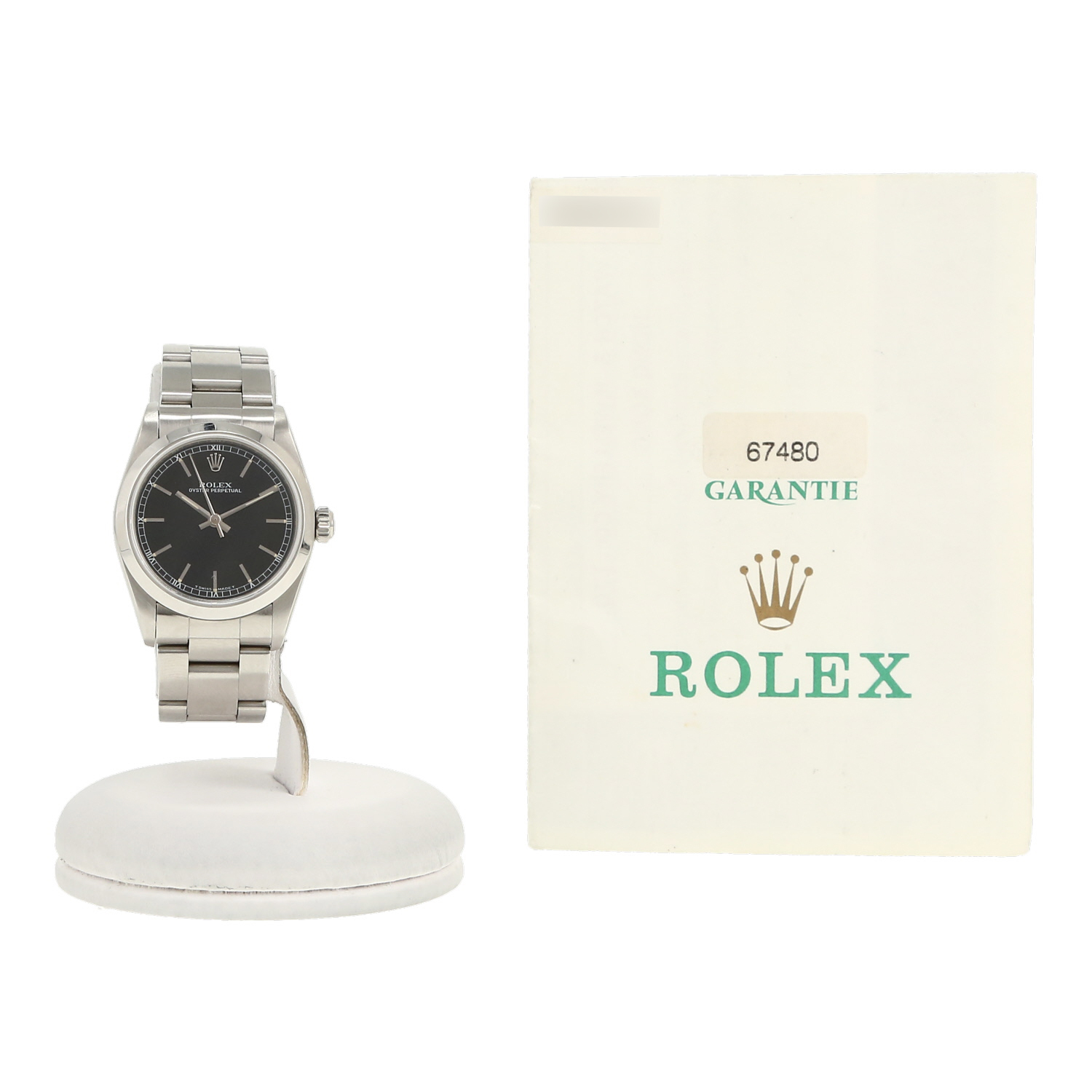 Orologio Rolex Oyster Perpetual in acciaio Ref: Rolex - 67480  Circa 1997 - Detail D2