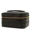 Chanel  Vanity vanity case  in black leather - 00pp thumbnail
