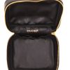Chanel  Vanity vanity case  in black leather - Detail D3 thumbnail