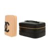 Chanel   vanity case  in black leather - Detail D5 thumbnail