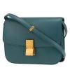 Celine  Classic Box shoulder bag  in blue leather - 00pp thumbnail