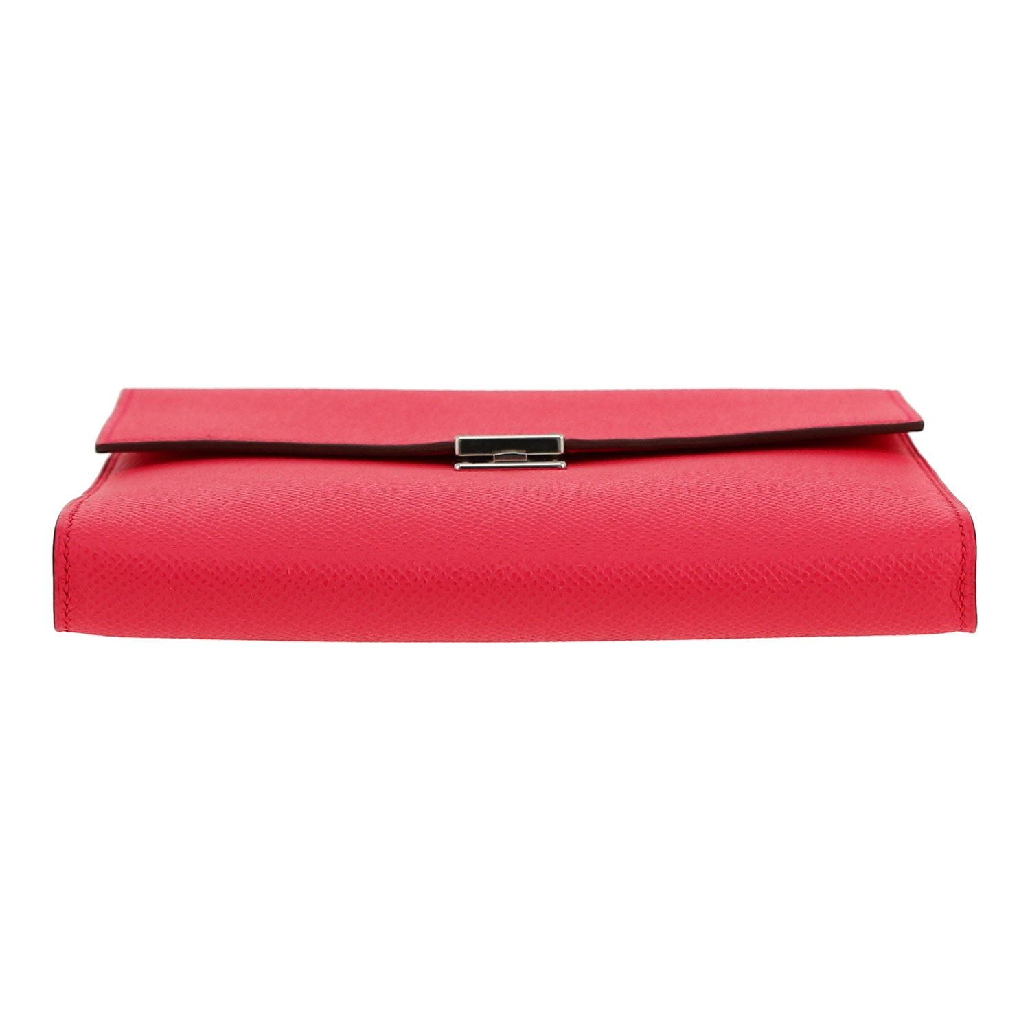 Sac bandoulière Hermès  Clic 16 en cuir epsom rose - Detail D1