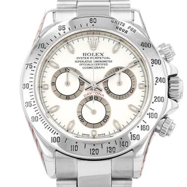 Montre Rolex Daytona Automatique "Panna Dial" en acier Ref: Rolex - 116520,   Vers 2003