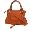 Sac à main Chloé   en cuir grainé marron - 00pp thumbnail