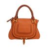 Sac à main Chloé   en cuir grainé marron - 360 thumbnail
