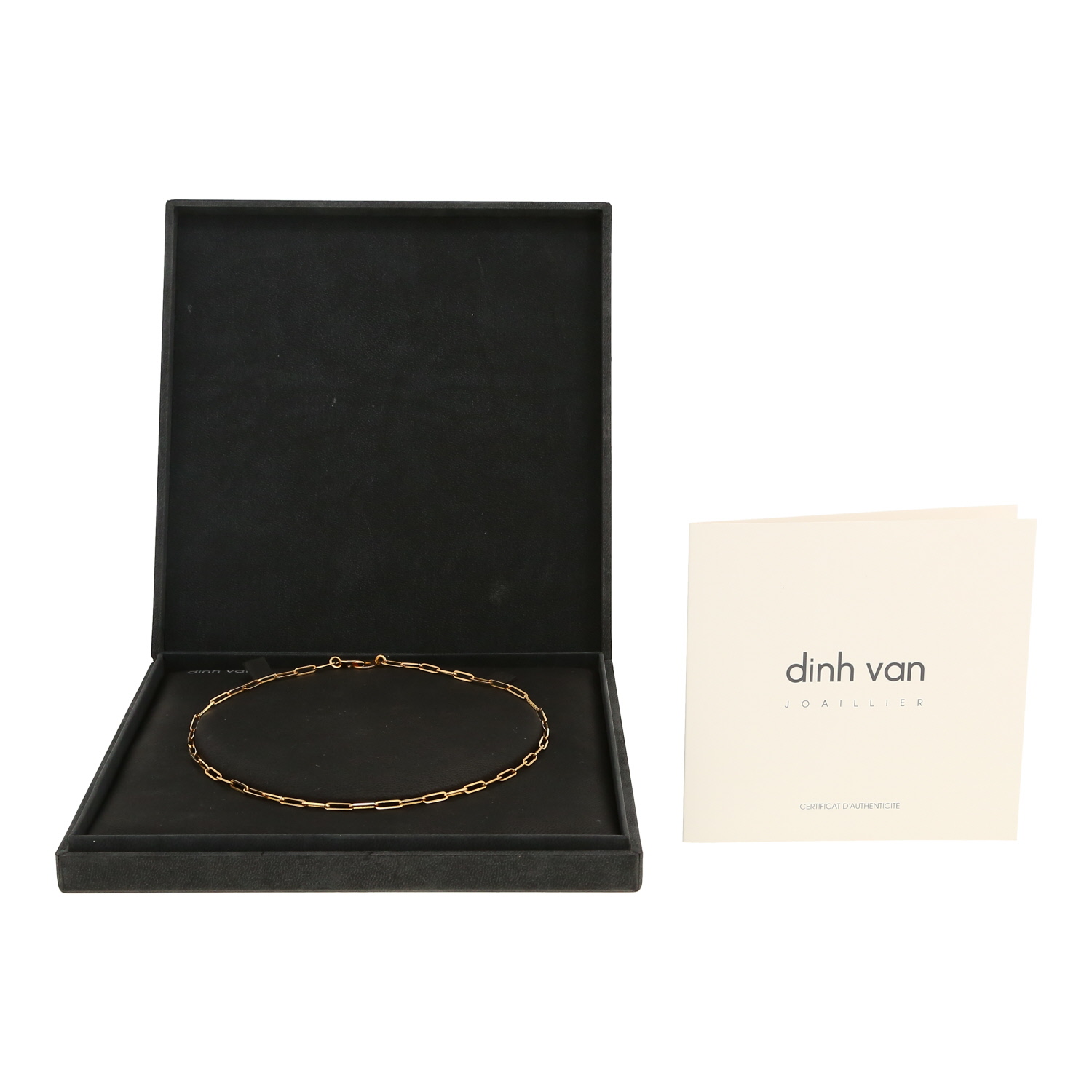 Collier Dinh Van Menottes R10 en or jaune - Detail D2