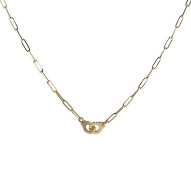Collier Dinh Van Menottes R10 en or jaune