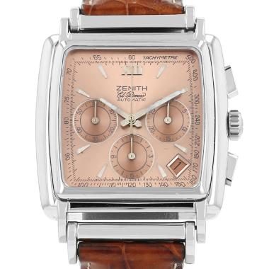 Zenith El Primero Chronograph  in stainless steel Ref: Zenith - 90/01  Circa 2000