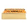 Pochette Olympia Le-Tan Moonraker - Ian Fleming Moonraker - Ian Fleming in tela beige, arancione gialla e nera - Detail D1 thumbnail