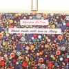 Olympia Le-Tan Moonraker - Ian Fleming Moonraker - Ian Fleming pouch  in beige, orange, yellow and black canvas - Detail D2 thumbnail