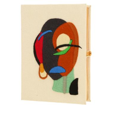 Borsa/pochette Olympia Le-Tan ART IS NOT A THING, IS A WAY in tela verde