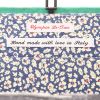 Pochette Olympia Le-Tan Byte Byte en toile verte, beige noire et grise - Detail D2 thumbnail