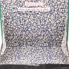 Pochette Olympia Le-Tan Byte Byte en toile verte, beige noire et grise - Detail D3 thumbnail
