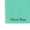 Olympia Le-Tan Byte Byte pouch  in green, beige, black and grey canvas - Detail D4 thumbnail