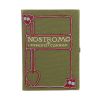 Olympia Le-Tan Demon Telegraph - Ace Magical Magazine pouch  in pigeon blue suede - 360 thumbnail
