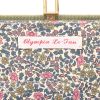Olympia Le-Tan Demon Telegraph - Ace Magical Magazine pouch  in pigeon blue suede - Detail D2 thumbnail