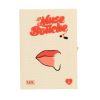 Olympia Le-Tan La Muse Bouche pouch  in beige canvas - 360 thumbnail