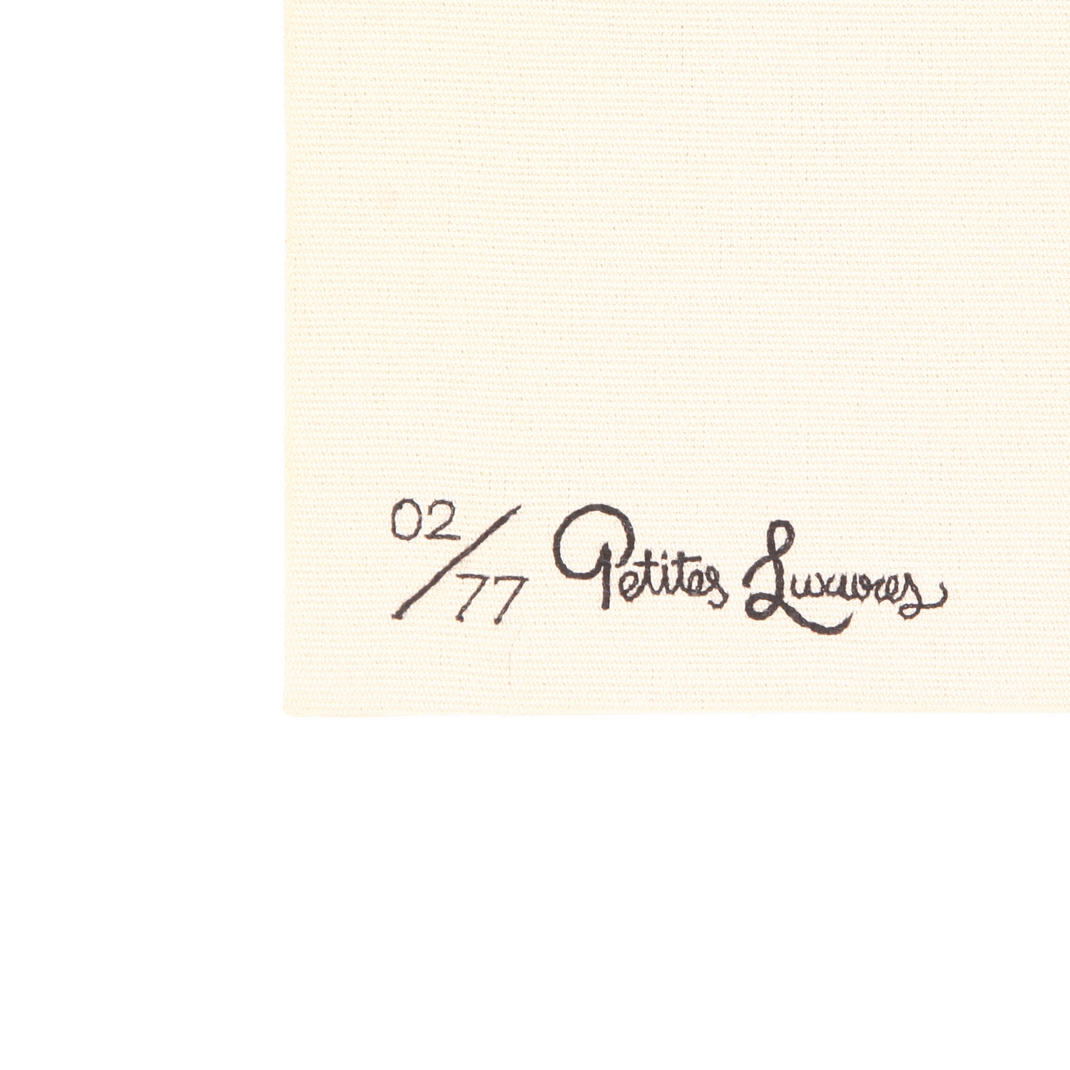 Pochette Olympia Le-Tan La Muse Bouche en toile beige - Detail D4