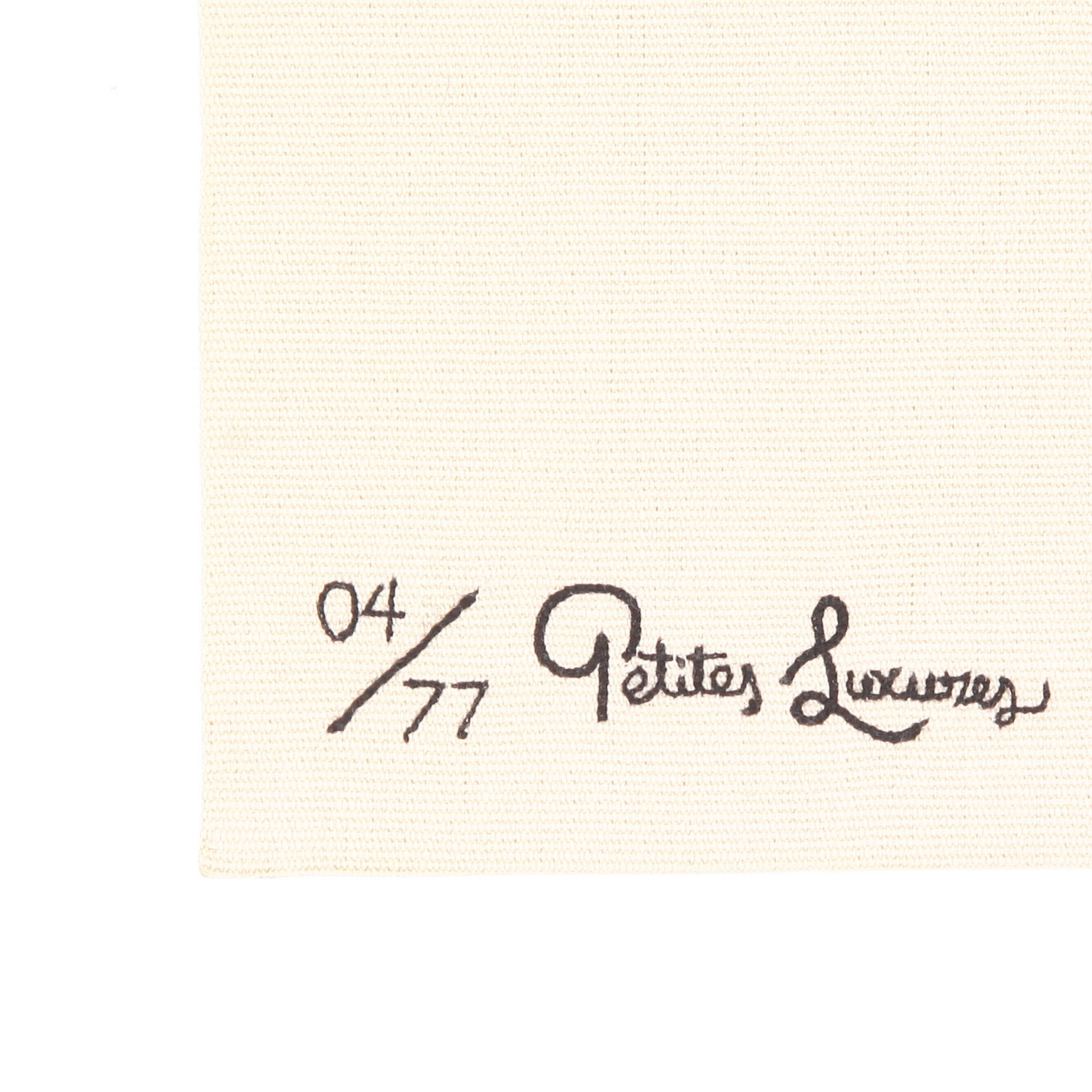 Pochette Olympia Le-Tan La Muse Bouche  in tela beige - Detail D4