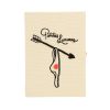 Pochette Olympia Le-Tan Petites Luxures Petites Luxures in tela beige nera e rossa - 360 thumbnail