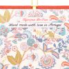 Olympia Le-Tan   pouch  in red and white canvas - Detail D2 thumbnail